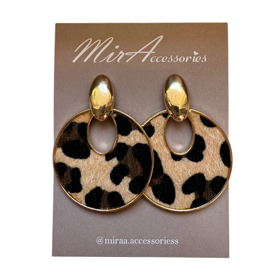 گوشواره پلنگی مدل 3