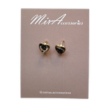 گوشواره قلب پلنگی مدل 2