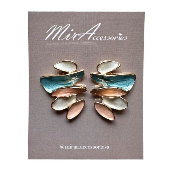 گوشواره آبرنگی ساحل