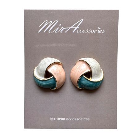 گوشواره پیچ آبرنگی