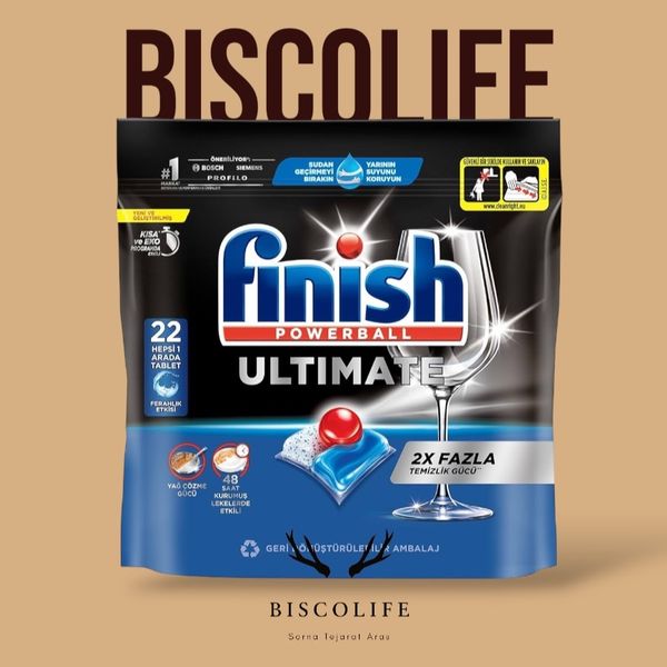 قرص ماشین ظرفشویی فینیش مدل التیمیت بسته 22 عددی