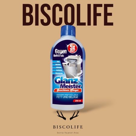 جرمگیر ماشین ظرفشویی گلانز میستر Glanz Meister مدل 5x حجم 250 میلی لیتر