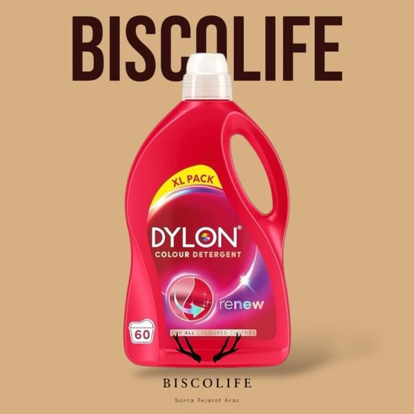 مایع ماشین لباسشویی مخصوص لباس‌های رنگی دایلون Dylon انگلیس 60 بار شستشو
