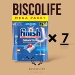 قرص ماشین ظرفشویی فینیش مدل کوانتوم تعداد 80 عدد ( 7 بسته )