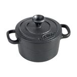 قابلمه چدن نالینو مدل Feleti سایز 10 به همراه استند چوبی