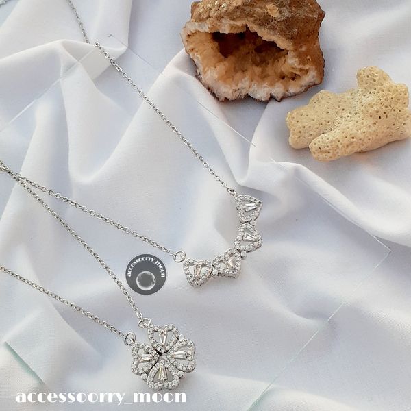 گردنبند قلب جواهری