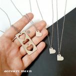 ست گردنبند چهار نفره ی قلبی🩷🩷