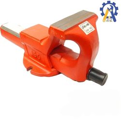 گیره رومیزی چدنی 160 برند ذوب ریزان با رنگ نارنجی