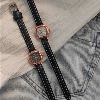 ساعت بند چرم بولون bolun صفحه مشکی