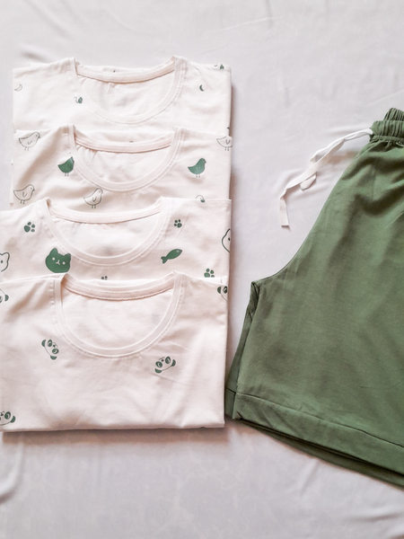 ست تیشرت و شورتک فانتزی