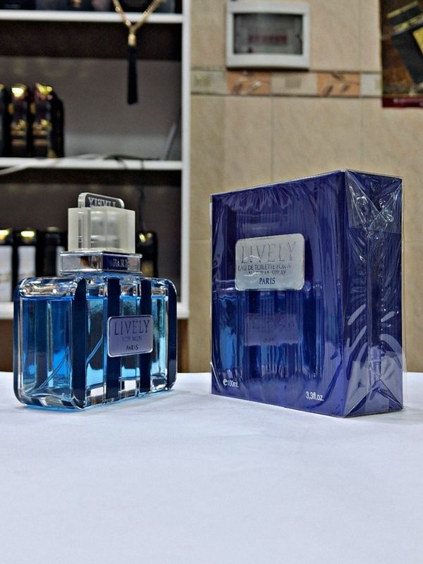 ادکلن لایولی آبی مردانه _ Parisis Perfumes Lively for Men