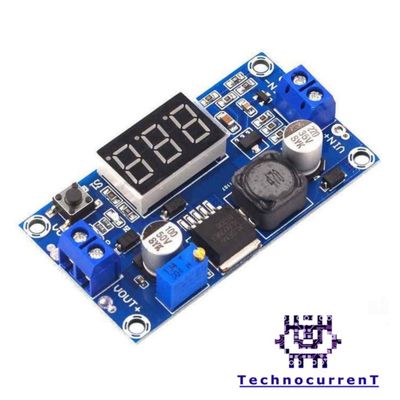 ماژول رگولاتور DC به DC کاهنده 3 آمپر LM2596S با نمایشگر ولتاژ