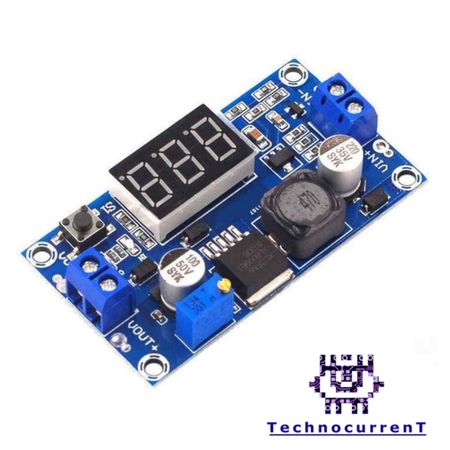 ماژول رگولاتور DC به DC کاهنده 3 آمپر LM2596S با نمایشگر ولتاژ