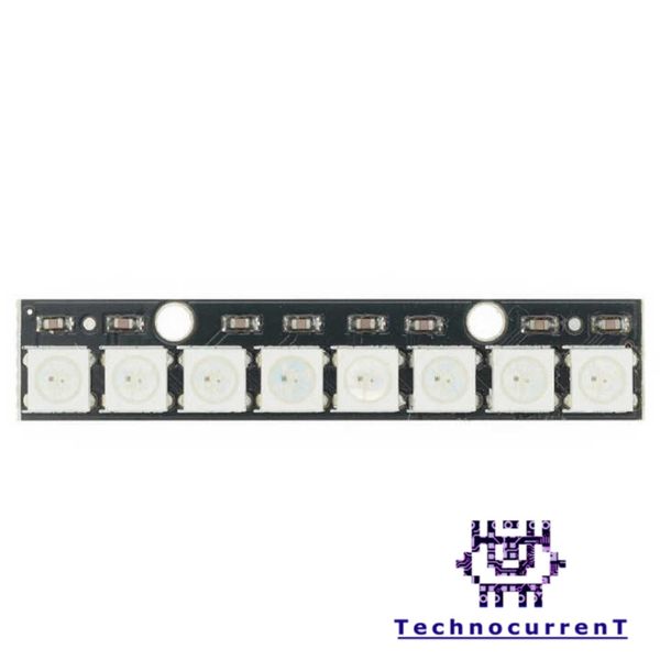 ماژول LED RGB خطی 8 تایی WS2812