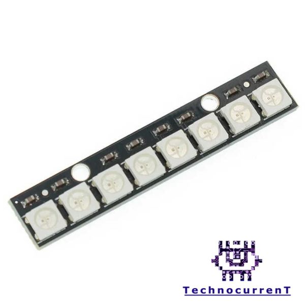 ماژول LED RGB خطی 8 تایی WS2812