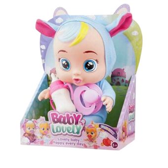عروسک دختر Baby lovely با قابلیت گریه کردن کد 3359931
