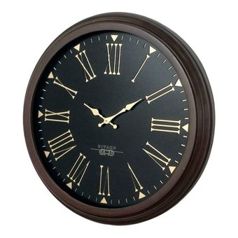 ساعت دیواری دایره ای چوبی قطر 60سانت - کد826