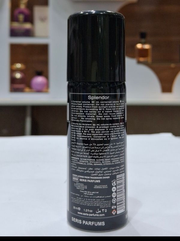 ادکلن اسپلندور مشکی اصلی با اسپری | Splendor Black