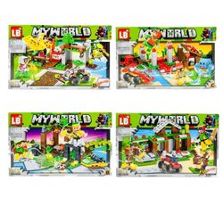 لگو ساختنی ماینکرافت Minecraft مدل My world کد 1119 پک 4 عددی