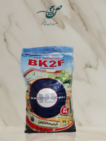 چسب کاشی پودری پرسلان سفید شیمی ساختمان Bk2f