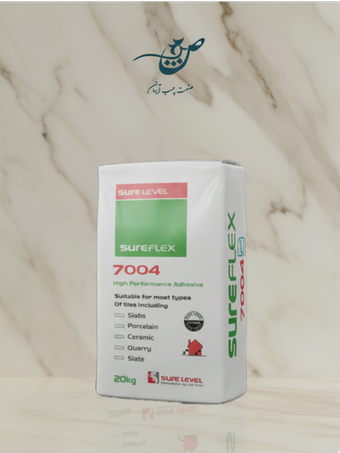 چسب کاشی و سرامیک پودری 7004 sure flex سفید (مخصوص اسلب)