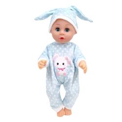 عروسک نوزاد مدل Baby toby با وسایل کد 725001/4 ارتفاع: 35 سانتی متر