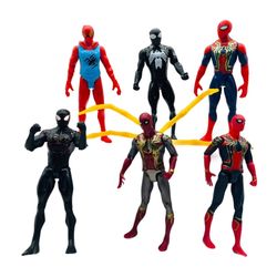 فیگور مزد عنکبوتی Spider man مجموعه 6 عددی کد 3036