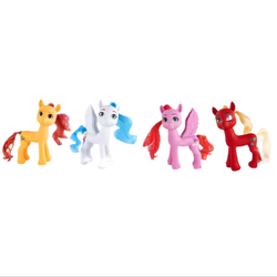 فیگور پونی ارتفاع: 16cm کد 9933 پک 4 عددی