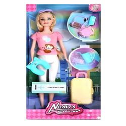 باربی با چمدون وسایل کد 1326