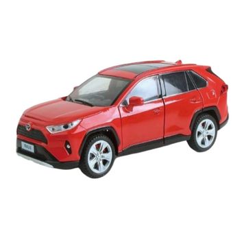 ماکت فلزی ماشین تویوتا RAV4 مقیاس 1.24 عقبکش موزیکال چراغدار کد H8666/6
