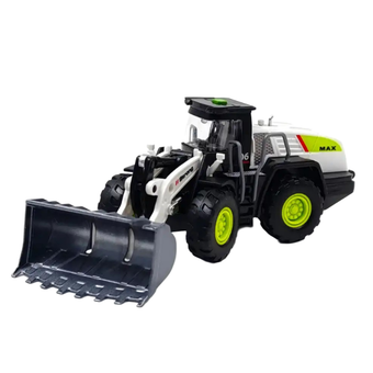 ماکت فلزی ماشین لودر مقیاس 1.32 عقبکش موزیکال جعبه دار کد 8992b