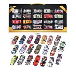 ماکت فلزی ماشین مسابقه ای ست 20 عددی جعبه دار عقبکش کد 957/030