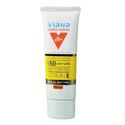ضد آفتاب بی رنگ ویانا SPF50