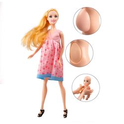 باربی مدل حامله با نوزاد کد FD076