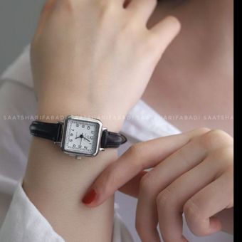 ساعت بند چرم فلورا