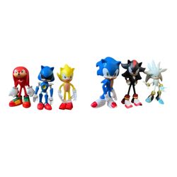 فیگور سونیک ارتفاع: 12cm ست 6 عددی کد 9691