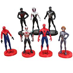 فیگور اسپایدرمن spiderman ست 7 عددی ارتفاع 9.5cm کد 1887