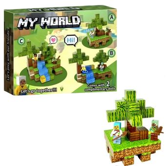 لگو ساختنی ماینکرافت Minecraft مگنتی 120 قطعه کد 1001c