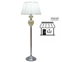 آباژور رومیزی پایه سیلور مناسب پذیرایی کنارسالنی مدرن