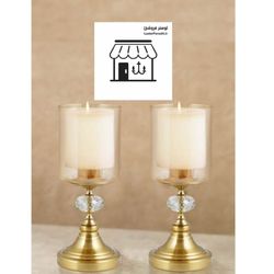 شعمدانی جفت رنگ مناسب آینه شمعدان و دکوری