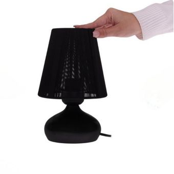 آباژور رومیزی مشکی اسپرت مینی‌مال مدرن کنارتختی