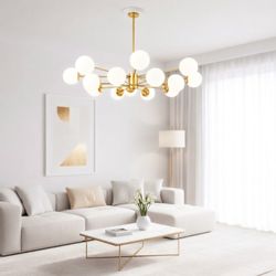 لوستر مینی‌مال مدرن مولکولی | آویز اتاق خواب و پذیرایی ترند