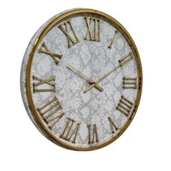 ساعت دیواری دایره ای چرم روشن ترکیب چرم و فلز کد9250