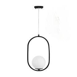 لوستر مدرن چشمه نور کد A1237/1-WT با بدنه فلزی تک شعله