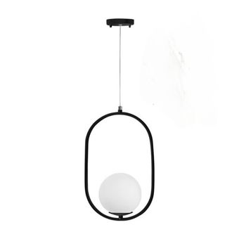 لوستر مدرن چشمه نور کد A1237/1-WT با بدنه فلزی تک شعله