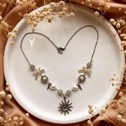گردنبند خورشید اسپیرال