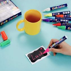 ماژیک وایت برد / گلس برد مدل گچ مایع براق (Metalic) یک عددی (تک رنگ)