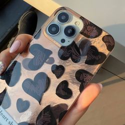 کاور گوشی مدل leopard heart آیفون مدل 16 نرمال
