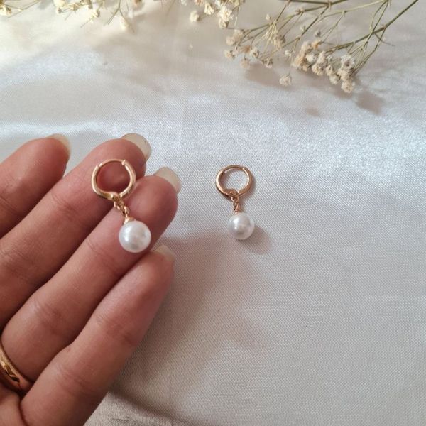 گوشواره زنانه ژوپینگ مدل مروارید کد 121232941212