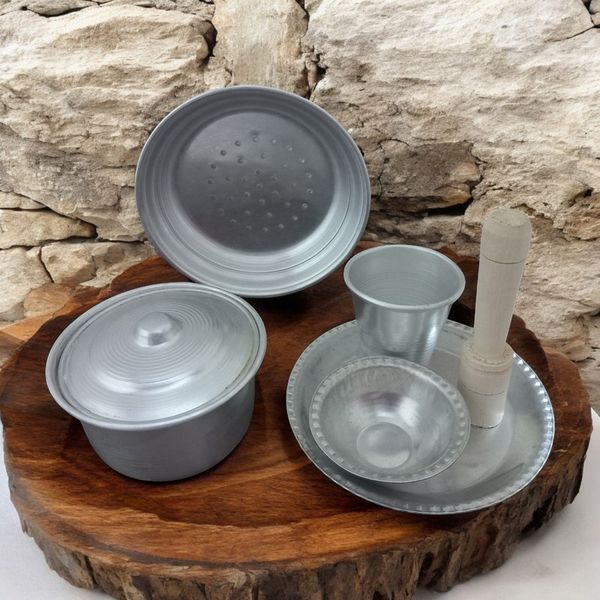 ست اسباب بازی آشپزخانه مدل روحی مجموعه 6 عددی